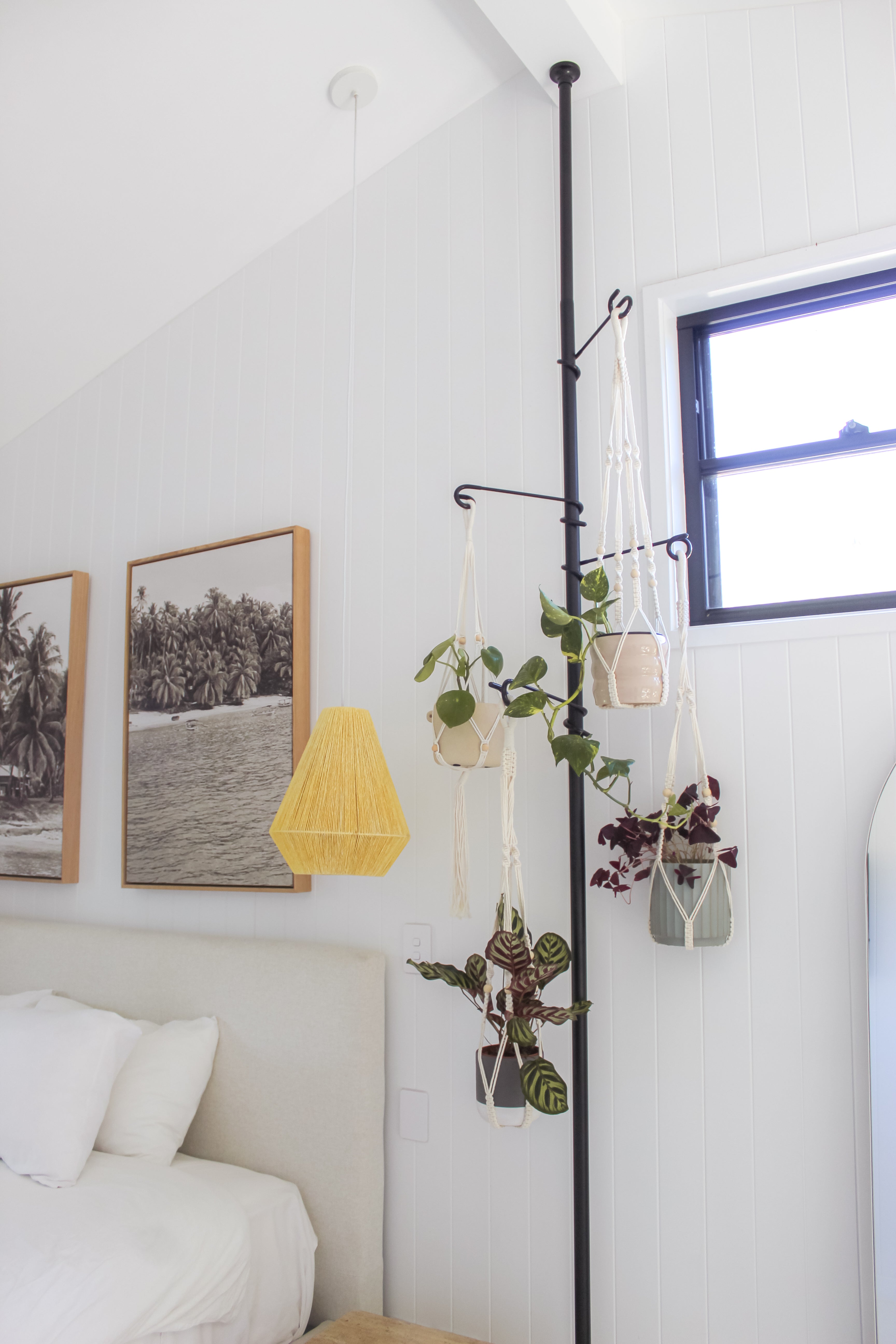 hanging plant stand australia Hooks Tension Plant Stand